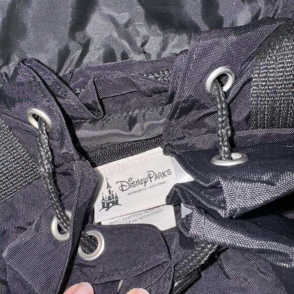 Disney Parks Walt Disney World ToteBackpack Black Embroidered - Picture 3 of 3